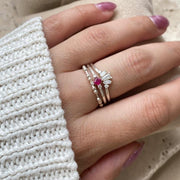 Anillo Mes de Nacimiento Julio /Entrega Inmediata / Talla: 7