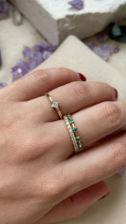 Anillo Mes de Nacimiento -> Oro 14K