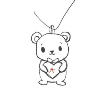 Collar Osito/hijo / ENTREGA INMEDIATA