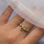 Anillo Acuario Talla 7 / Entrega Inmediata chapa amarilla