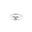 Anillo Sello de Corazón Grabado "A" / Entrega Inmediata / Talla: 7