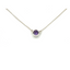 Collar con Amatista Plata 925/Entrega Inmediata
