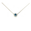Collar con Topacio London Blue Plata 925/Entrega Inmediata