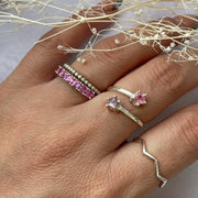 Anillo Ciruelo /Entrega inmediata / Talla 6