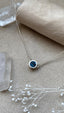 Collar con Topacio London Blue Plata 925/Entrega Inmediata