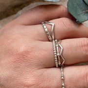 Anillo Complemento Lux Plata 925/Entrega Inmediata/ Talla 6