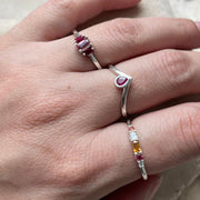 Anillo Clavel /Entrega inmediata / Talla 7.5