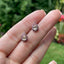 Aretes Susurro Carmesí / Entrega Inmediata (Chapa rosa)
