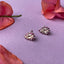 Aretes Susurro Carmesí / Entrega Inmediata (Chapa rosa)