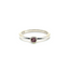 Anillo Auto-Compromiso Turmalina Rosa /  Plata 925 / Talla #4.5